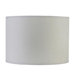 Verve Design White Kimono Paperweave Drum Lamp Shade