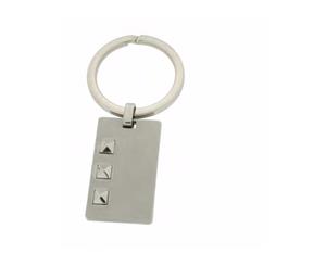 ZOPPINI Pyramid - Stainless Steel Keyring