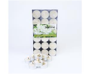 1 Pack of 36pce Jasmine Scented Tea Light Candes 4 Hour Burning Time