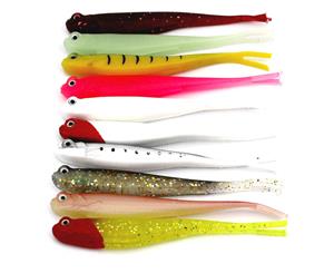 10x Snapper Soft Plastics 5" Fishing Lures Jerk Shad Minnow Gulp King Stick Bait