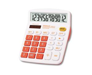 12 - Function Basic Desktop Calculator - Orange
