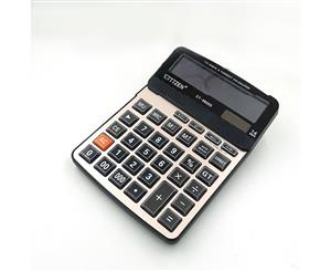 14-Digit Electronic Desk Calculator - Gold