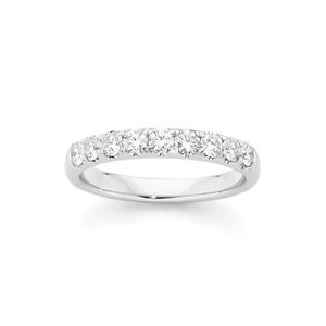 18ct White Gold Diamond Anniversary Ring