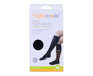 2 Pairs Travel Flight Anti-fatigue Compression Sock Size M