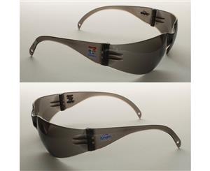 2 x Newcastle Knights NRL Safety Eyewear UV Sunglasses Glasses Work Protect SMOKE
