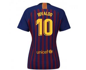 2018-2019 Barcelona Home Nike Ladies Shirt (Rivaldo 10)