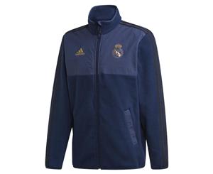 2019-2020 Real Madrid Adidas Lightweight Fleece Jacket (Navy)