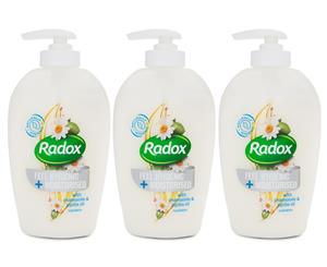 3 x Radox Feel Hygienic + Moisturised Handwash Chamomile & Jojoba Oil 250mL