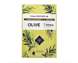 6 Pieces x Etude House 0.2 Therapy Air Mask #Olive - Firming & Moisturizing - Korean Face Mask Sheet