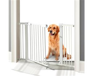 76cm Tall Baby Kids Pet Safety Security Gate Wide Adjustable Stair Barrier Door