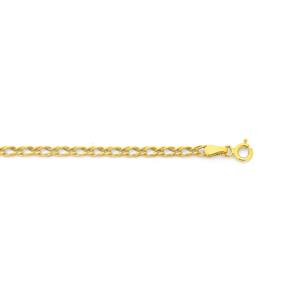 9ct Gold 19cm Ribbon Bracelet