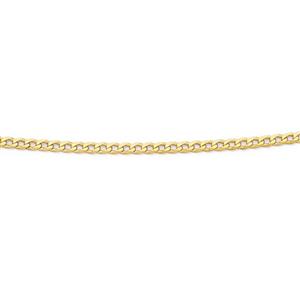 9ct Gold 45cm Oval Curb Chain