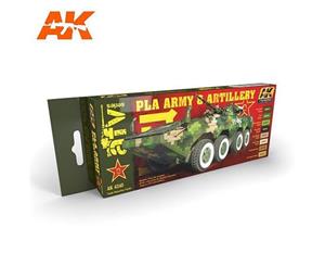 AK Interactive AK4240 PLA Army & Artillery Paint Set Acrylic