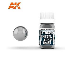AK Interactive AK480 Xtreme Metal Dark Aluminium Paint 30mL