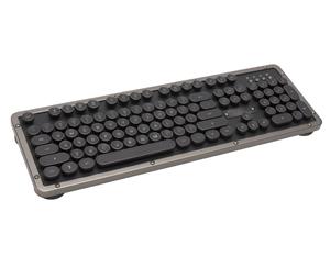 AZIO Retro Classic BT Bluetooth Backlit GUNMETAL Mechanical Keyboard