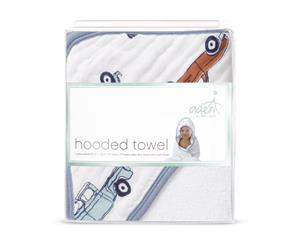 Aden Hooded Towel Single - Hit The Road by Aden+Anais