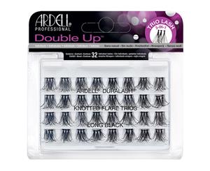 Ardell Double Up Lashes Knotted Flare Trios (Long Black)