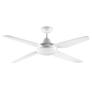 Arlec Matte White 4 ABS Blade Blaise DC Ceiling Fan With Remote Control