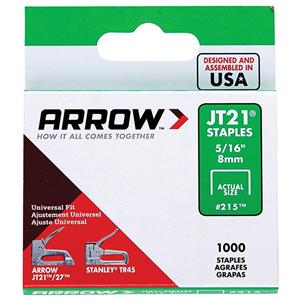Arrow 8mm JT21 Staples - 1000 Pack