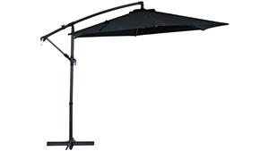 Aton 300cm Octagonal Cantilever Outdoor Umbrella - Black