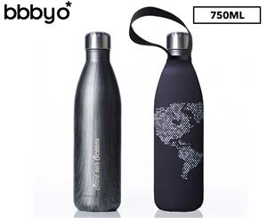 BBBYO 750mL Future Bottle + Carry Cover - Globe Lights Print