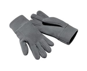 Beechfield Unisex Suprafleece Anti-Pilling Alpine Winter Gloves (Charcoal) - RW236