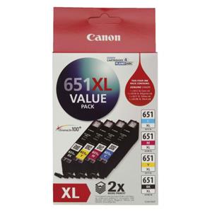 Canon - CLI-651XL - High Yield Ink Cartridge Value Pack