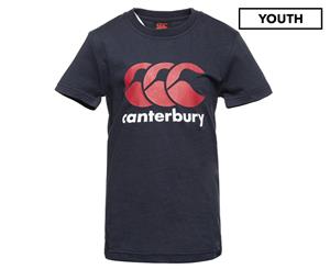 Canterbury Kids' Classics Logo Tee / T-Shirt / Tshirt - Navy