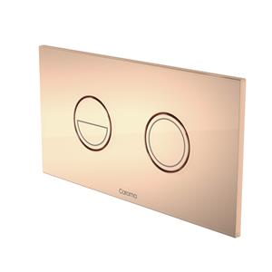 Caroma Metallic Copper Invisi II Dual Flush Plate and Button