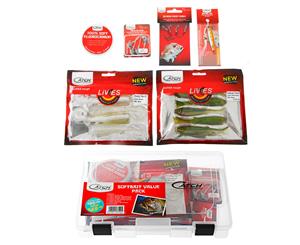 Catch Livies Soft Bait Value Pack with Tackle Box