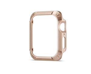Catzon Apple Watch Soft Slim TPU+PC Protective Case Flexible Anti-Scratch Bumper Cover Series 4 - Gold