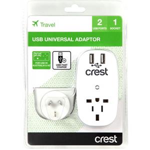 Crest - PWA04989 - USB Universal Adaptor