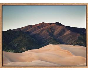 Desert Peaks canvas art print - 75x100cm - Natural