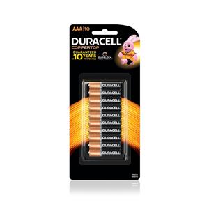 Duracell AAA Coppertop Batteries - 10 Pack