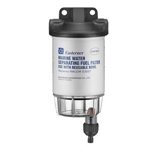 Eastener Water Separating Fuel Filter with Clear Bowl
