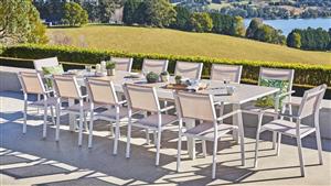 Ebony 13-Piece Outdoor Extension Dining Setting