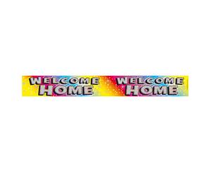 Expression Factory Welcome Home Holographic Foil Banner (Multicoloured) - SG9401