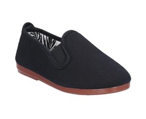 Flossy Childrens/Kids Junior Arnedo Slip On Shoe (Black) - FS6214