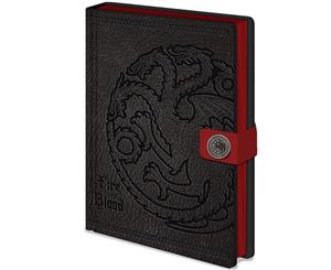 Game Of Thrones Targaryen Premium Notebook (Black) - TA268