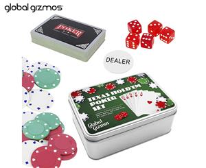 Global Gizmos Travel Poker Set