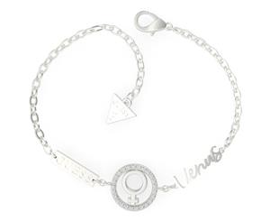 Guess womens Stainless steel Zircon gemstone bracelet UBS29024-S