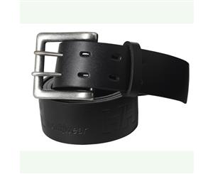 Helly Hansen Mens Leather Double Spiked Belt - Black