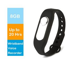 Hnsat WR-06 Wearable Wristband Digital Voice Recorder 8GB USB One Button Record