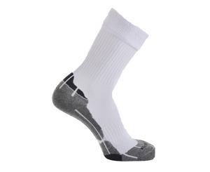 Horizon Unisex Technical Racquet Socks (White/Grey/Charcoal) - HZ179
