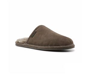 Hush Puppies Aspen Lambswool Moccasins Slippers - Slate