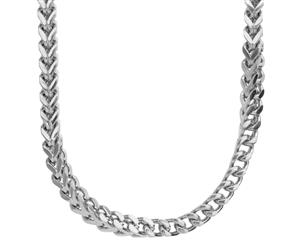 Iced Out Stainless Steel BOXED CZ Chain - 6x6mm silver