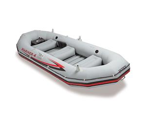 Intex 328cm Mariner 4 Inflatable/Floating Sports Fishing Boat w/ Oars Carry Bag