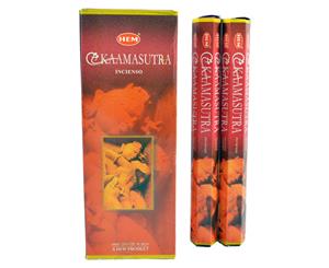 Kama Sutra 120 Incense Sticks Bulk Pack HEM Zen Aromatherapy 6 Boxes of 20 Sticks