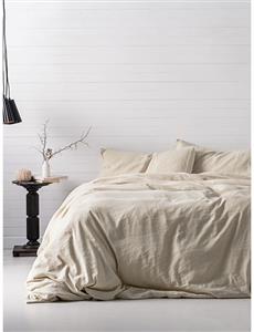 King Bed Belgian Linen Quilt Cover Sets