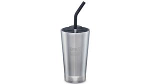 Klean Kanteen 16oz Insulated Tumbler with Straw Lid - Brushed Stainless